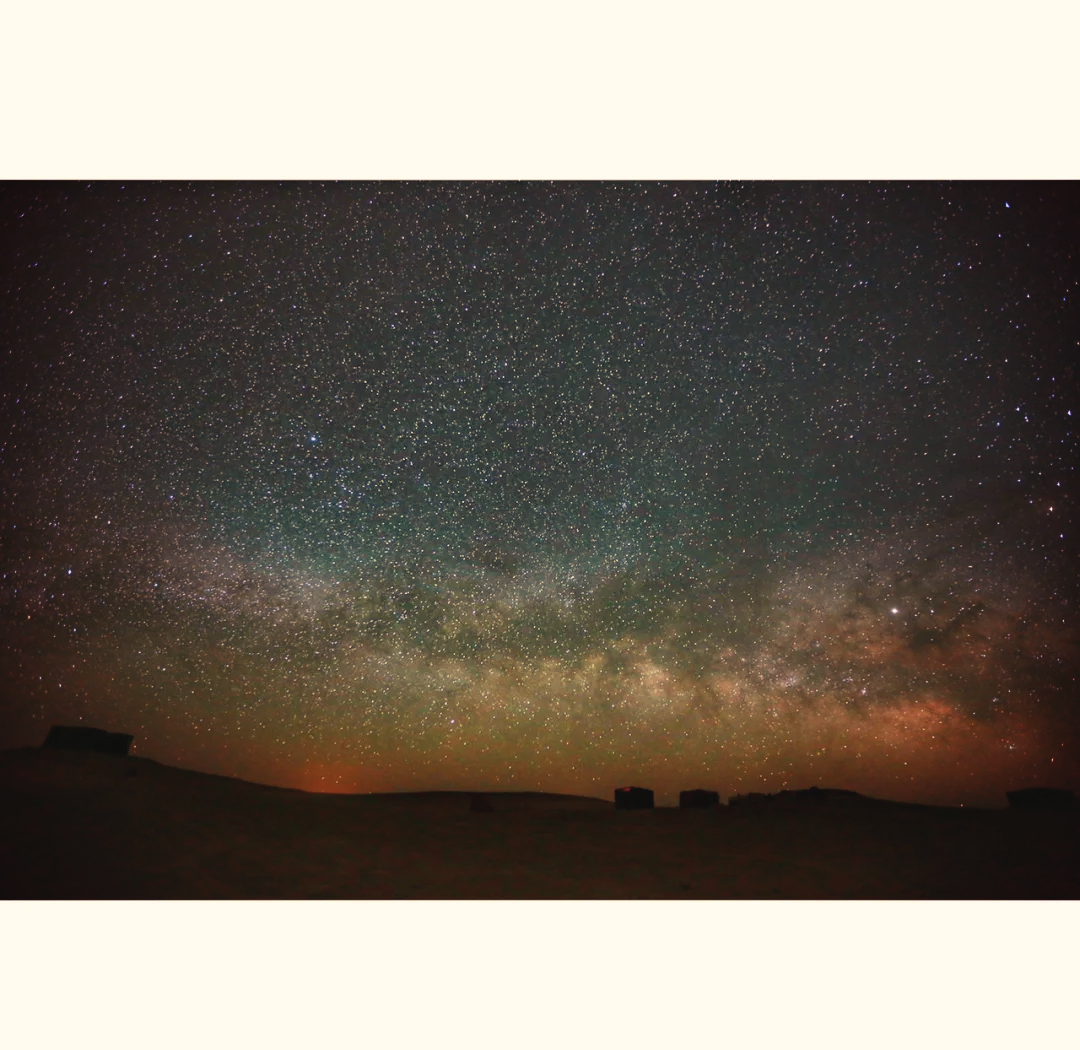 沙坡头星空 - 无光污染的璀璨夜空